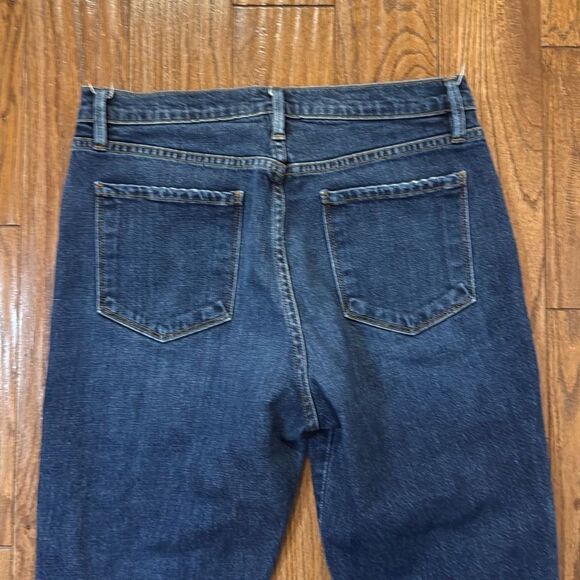 Frame le sylvie crop raw hem high rise jeans size 29 - Picture 11 of 13